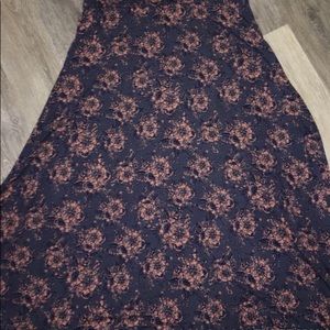 LuLaRoe Maxi skirt XL